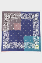 Kapital - Fastcolor Selvedge Bandana (GARDEN Patchwork) - Purple - Canoe Club