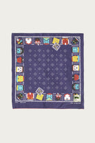 Kapital - Fastcolor Selvedge Bandana (KACHINA) - Purple - Canoe Club