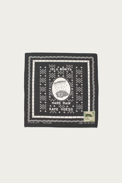 Kapital Fastcolor Selvedge Bandanna (POLKA DOTS HARD RAIN) 15x15