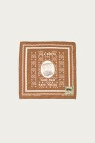 Kapital - Fastcolor Selvedge Bandanna (POLKA DOTS HARD RAIN) 15x15 - Brown - Canoe Club