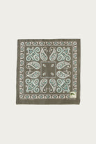 Kapital - Fastcolor Selvedge Bandanna (SAMBO Paisely) 15x15 - Khaki - Canoe Club
