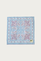 Kapital - Fastcolor Selvedge Bandanna (SAMBO Paisely) 15x15 - Sax - Canoe Club