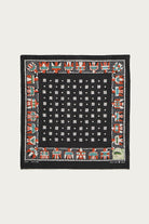 Kapital - Fastcolor Selvedge Bandanna (Thunderbird) - Black - Canoe Club