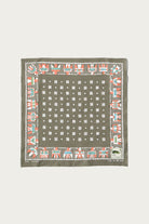 Kapital - Fastcolor Selvedge Bandanna (Thunderbird) - Khaki - Canoe Club