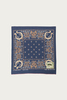 Kapital - Fastcolor Selvedge Bandanna (Antler NAJA) 15x15 - Navy - Canoe Club