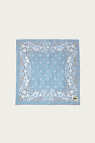 Kapital - Fastcolor Selvedge Bandanna (CHURCHILL GARDEN) 15x15 - Sax - Canoe Club