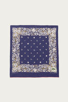 Kapital - Fastcolor Selvedge Bandanna (CHURCHILL GARDEN) 20x20 - Purple - Canoe Club