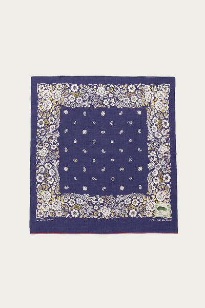 Kapital Fastcolor Selvedge Bandanna (CHURCHILL GARDEN) 20x20