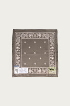 Kapital - Fastcolor Selvedge Bandanna (ESCARGOT FLOWER) 15x15 - Khaki - Canoe Club