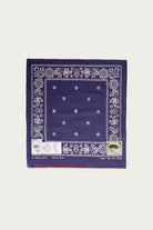 Kapital - Fastcolor Selvedge Bandanna (ESCARGOT FLOWER) 15x15 - Purple - Canoe Club