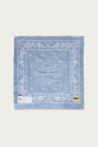 Kapital - Fastcolor Selvedge Bandanna (ESCARGOT FLOWER) 20x20 - Sax - Canoe Club