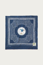 Kapital - Fastcolor Selvedge Bandanna (MAGPIE Embroidery) - Navy - Canoe Club