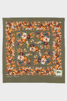 Kapital - Fastcolor Selvedge Bandanna (NADESHIKO-Champetre) - Khaki/Orange #2 - Canoe Club
