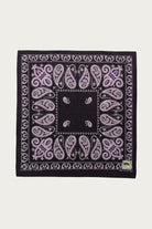 Kapital - Fastcolor Selvedge Bandanna (SAMBO Paisely) 30x30 - Black - Canoe Club