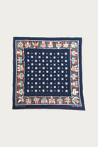 Kapital - Fastcolor Selvedge Bandanna (Thunderbird) - Navy - Canoe Club