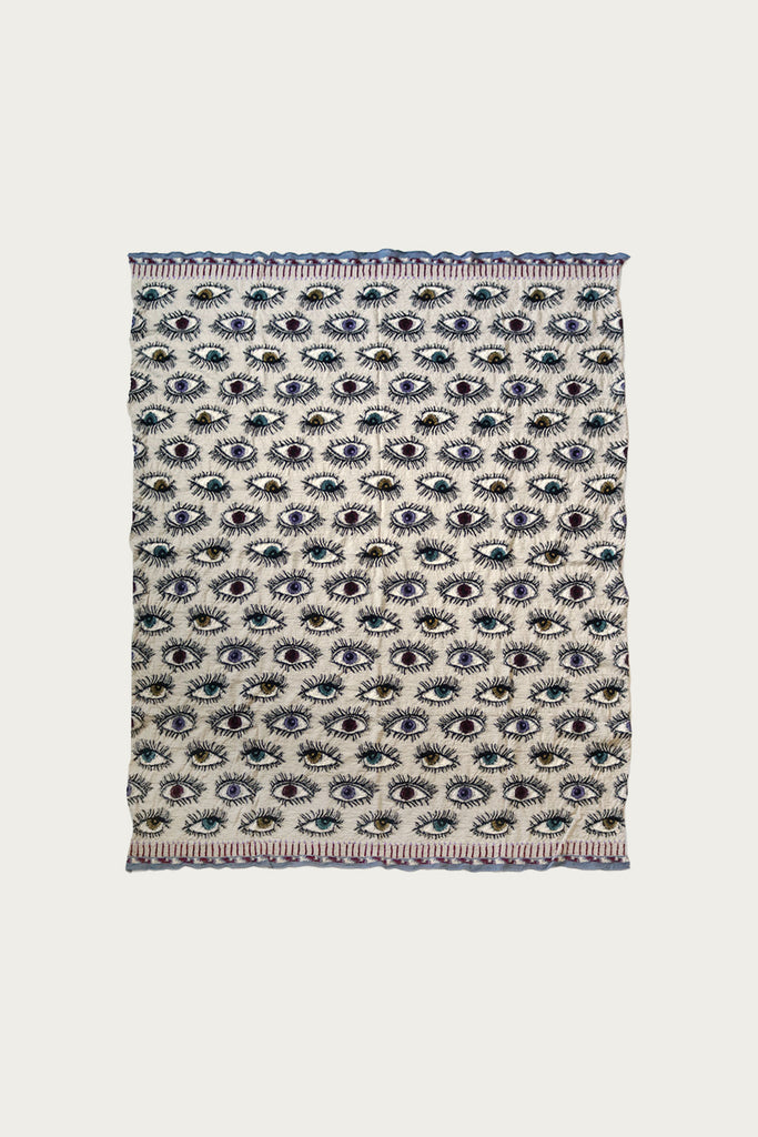 Kapital - Fulling Wool Blanket SPEAKEASY (Colorful) - Natural - Canoe Club