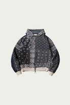 Kapital - SWT Knit Bandanna BIVOUAC Hooded Blouson - Black - Canoe Club