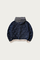 Kapital - SWT Knit Bandanna BIVOUAC Hooded Blouson - Black - Canoe Club