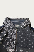 Kapital - SWT Knit Bandanna BIVOUAC Hooded Blouson - Black - Canoe Club