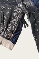 Kapital - SWT Knit Bandanna BIVOUAC Hooded Blouson - Black - Canoe Club