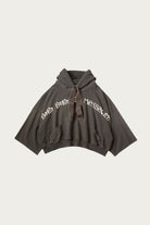 Kapital - SWT Knit DEVIL Hoodie (BORO BOROUGH MASSACRE)S-font - Brown - Canoe Club