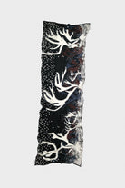 Kapital - Fulling Wool Scarf JOURNEY CARIBOU - Black - Canoe Club