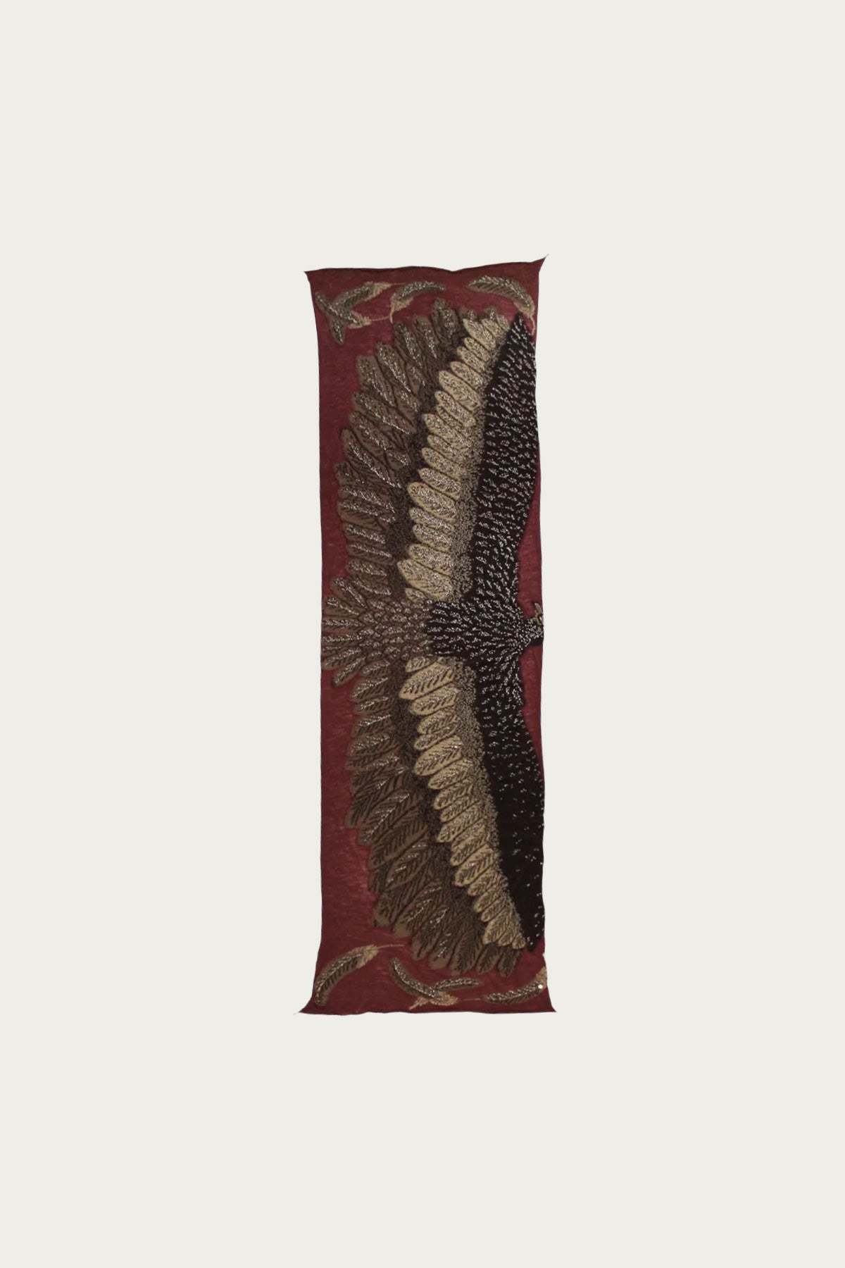 Kapital - Fulling Wool Scarf OHWASHI - Engine Red - Canoe Club