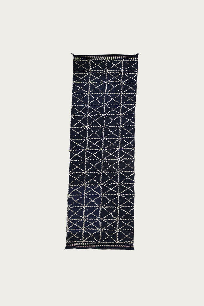 Kapital - Fulling Wool Scarf SASHIKO - Navy - Canoe Club