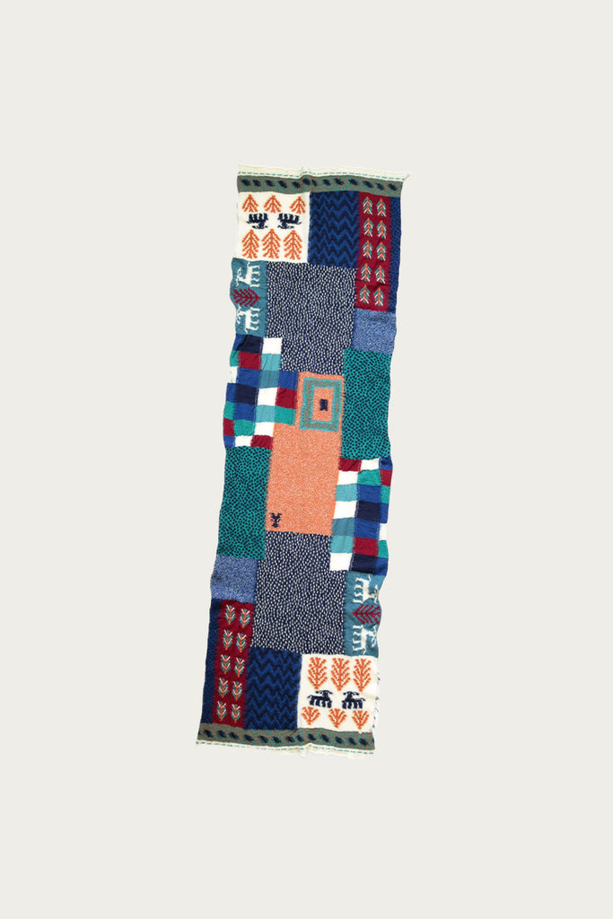 Kapital - Fulling Wool Scarf VILLAGE GABBEH - Turquoise - Canoe Club