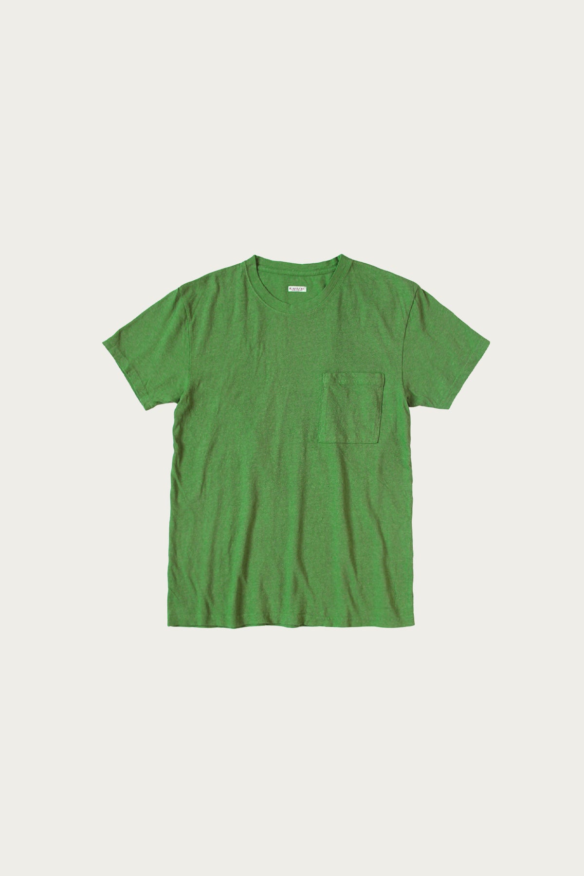 Kapital - Gauze Jersey Crew Pocket T - Green - Canoe Club