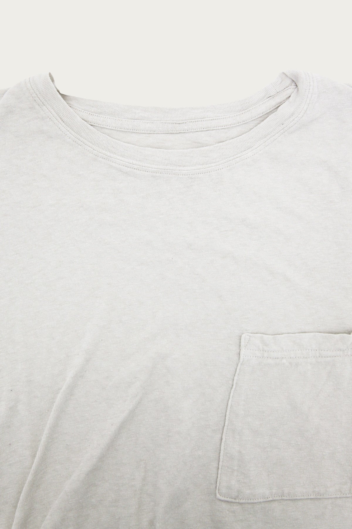 Kapital - Gauze Jersey Crew Pocket T - Ivory - Canoe Club