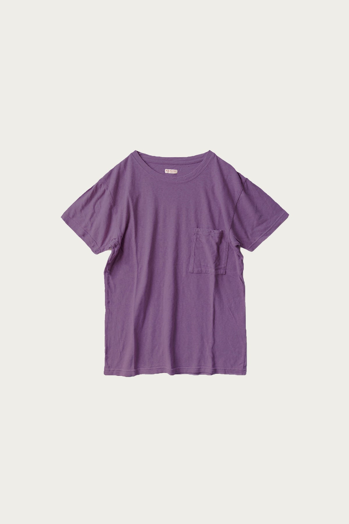 Kapital - Gauze Jersey Crew Pocket T - Purple - Canoe Club