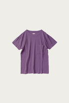 Kapital - Gauze Jersey Crew Pocket T - Purple - Canoe Club