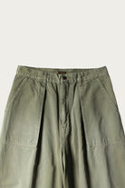 Kapital - Herringbone FATIGUE Baggy Pants - Khaki - Canoe Club
