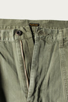 Kapital - Herringbone FATIGUE Baggy Pants - Khaki - Canoe Club