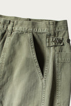 Kapital - Herringbone FATIGUE Baggy Pants - Khaki - Canoe Club