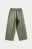 Kapital - Herringbone FATIGUE Baggy Pants (RUSHFIELD Remake) - Khaki - Canoe Club