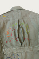Kapital - Herringbone HUNTER Drizzler JKT (Memorial Embroidery) - Khaki - Canoe Club