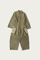 Kapital - Herringbone MONKEY Jumpsuit (FACTORY-REPAIR &Embroidery) - Khaki - Canoe Club