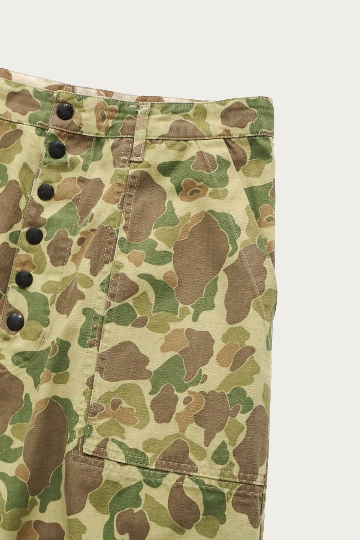 Kapital - HUNTER CAMO Herringbone Reversible Fatigue Baggy Pants - HunterCAMO - Canoe Club