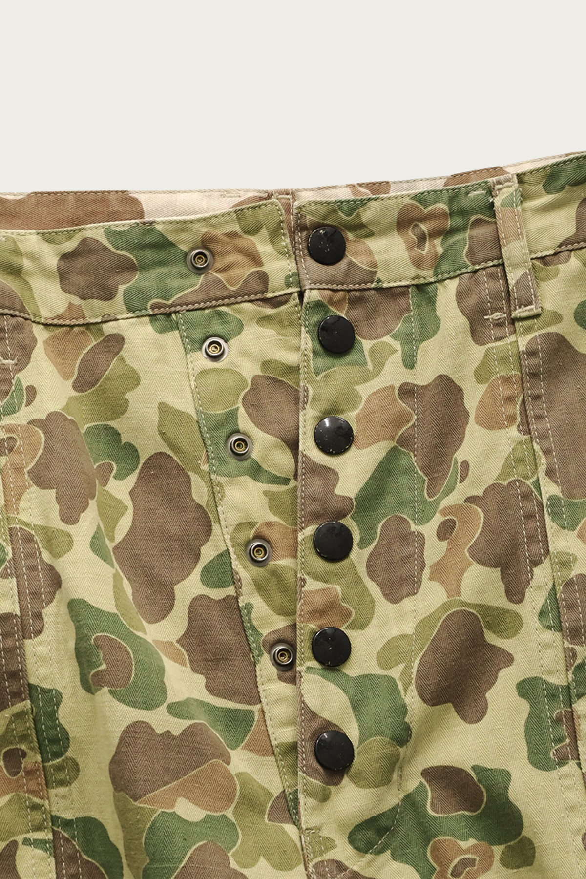 Kapital - HUNTER CAMO Herringbone Reversible Fatigue Baggy Pants - HunterCAMO - Canoe Club