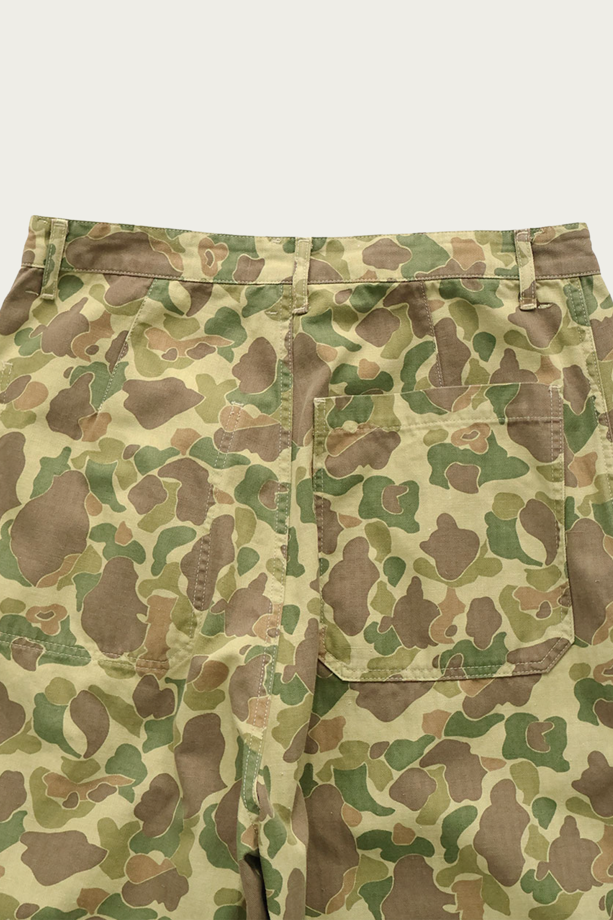 Kapital - HUNTER CAMO Herringbone Reversible Fatigue Baggy Pants - HunterCAMO - Canoe Club