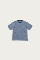 Kapital - IDG Stripe Jersey PENNANT T (3 flags) - Taki Stripe - Canoe Club