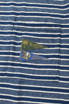 Kapital - IDG Stripe Jersey PENNANT T (3 flags) - Taki Stripe - Canoe Club