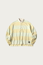 Kapital - JAIL Stripe Jersey BIG Rugger Shirt - Yellow/Green - Canoe Club