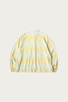 Kapital - JAIL Stripe Jersey BIG Rugger Shirt - Yellow/Green - Canoe Club