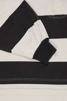 Kapital - JAIL Stripe Jersey BIG Rugger Shirt - Black - Canoe Club