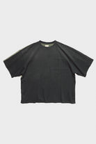 Kapital - Jersey 2TONES BIG Pocket TEE (BONE) - Black/Khaki - Canoe Club