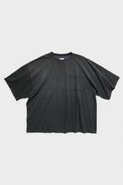 Kapital - Jersey 2TONES BIG Pocket TEE (BONE) - Black/Purple - Canoe Club
