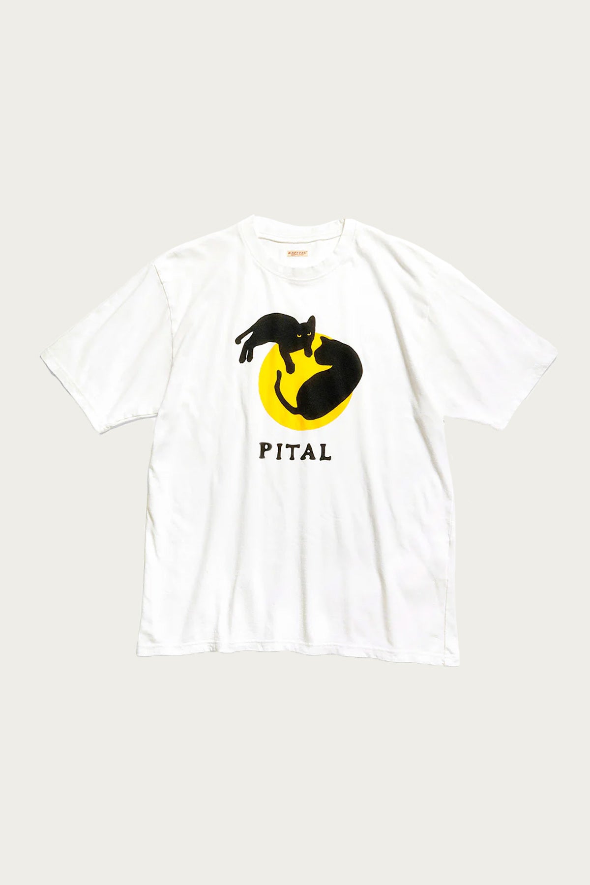 Kapital - 20/- Jersey Crew T (CATPITAL) - White - Canoe Club